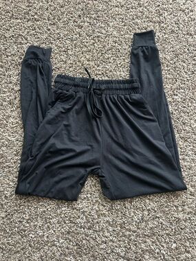 Women’s black joggers